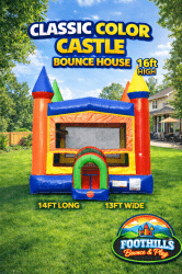 🏰 Classic Color Castle Bounce House