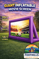 🎬 Giant Inflatable Movie Screen 🍿
