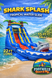 🦈 Shark Splash Tropical Slide (DRY)