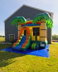 Tropical20Bounce20House 1770994477 🌴 Tropical Bounce House w/ Slide